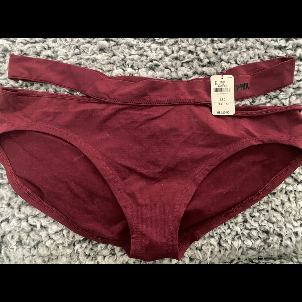 Large Victoria Secret PINK Low rise hipster BNWT